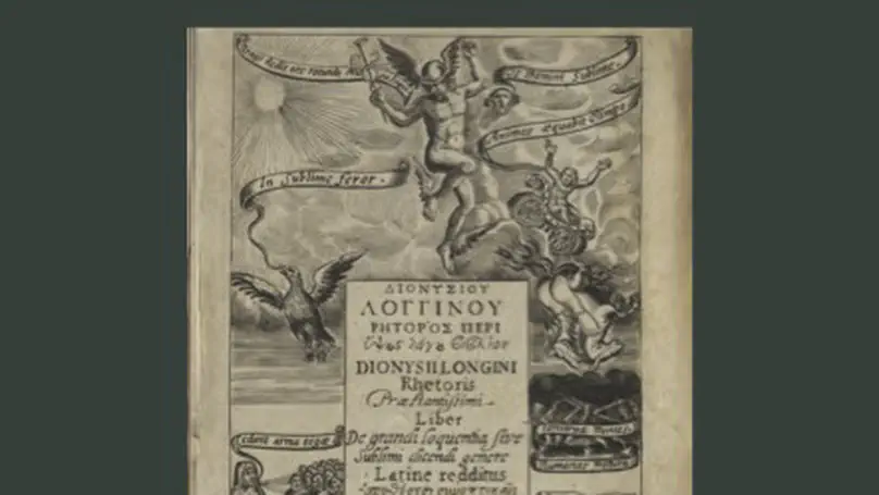 Milton, Longinus, and the Sublime in the Seventeenth Century